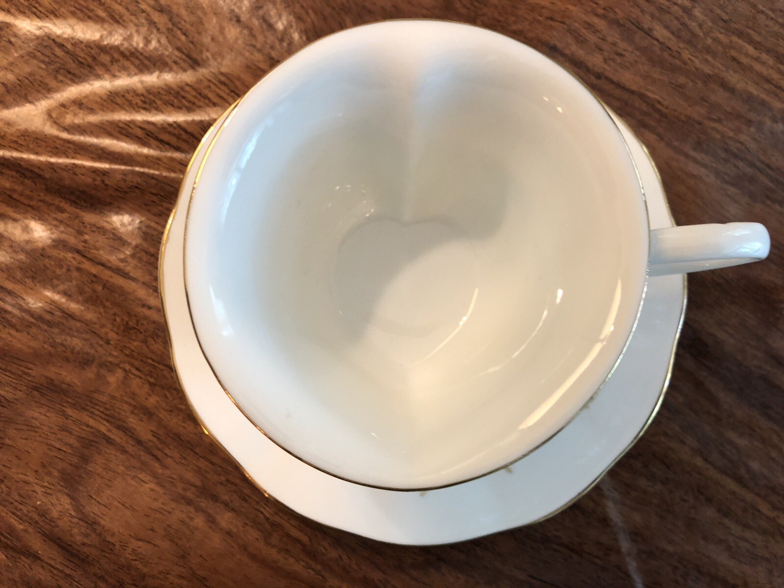 Vintage Red Rose Tea Cup of Fortune Taylor Kent Bone China Cup & Saucer