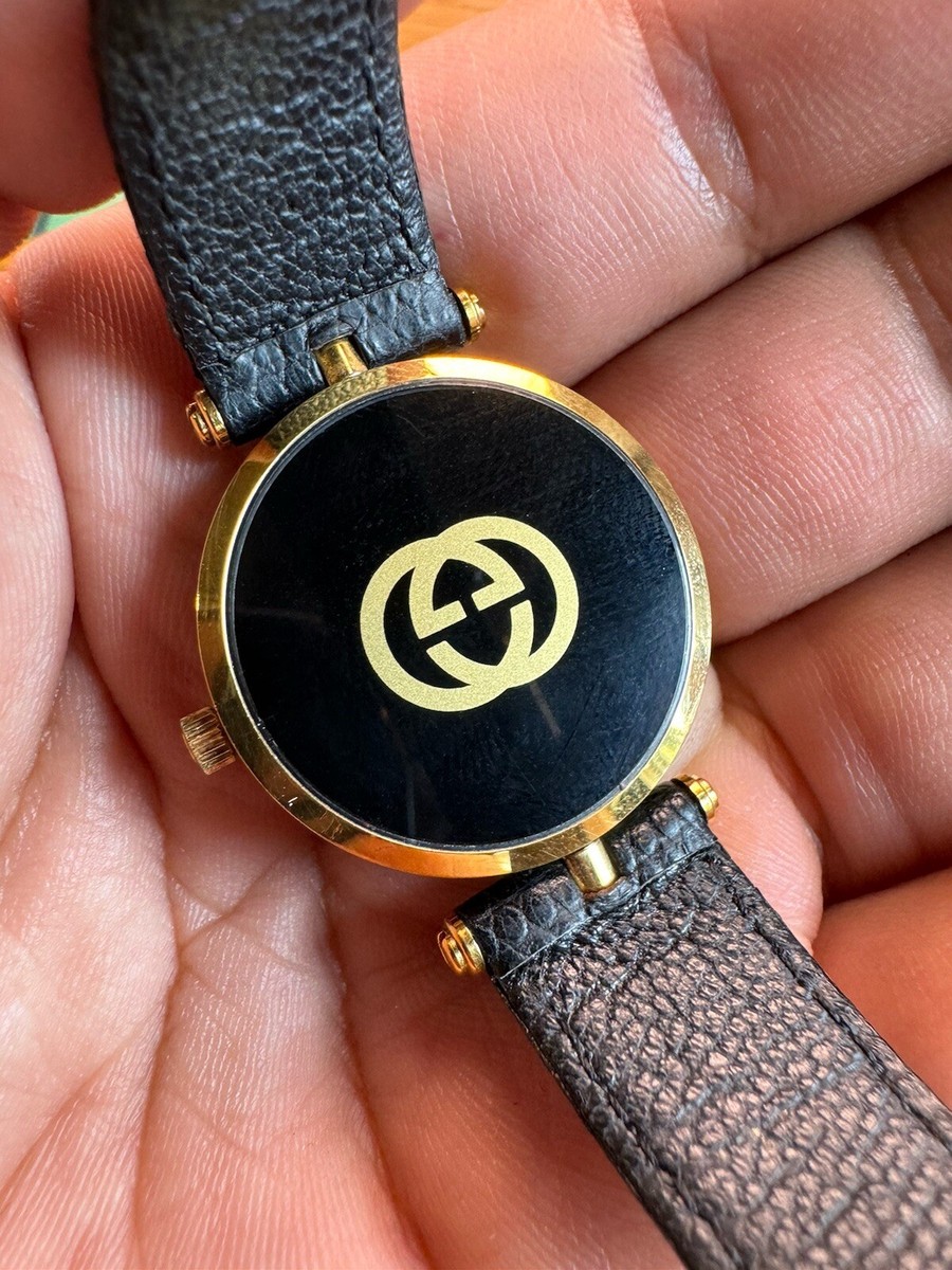 Vintage Gucci Sherry Line Watch Black Quartz Swiss Made  display picture 1