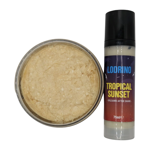 Tropical Sunset Shaving Soap and Aftershave Balm - by Lodrino (Pre-Owned) - Picture 2 of 2