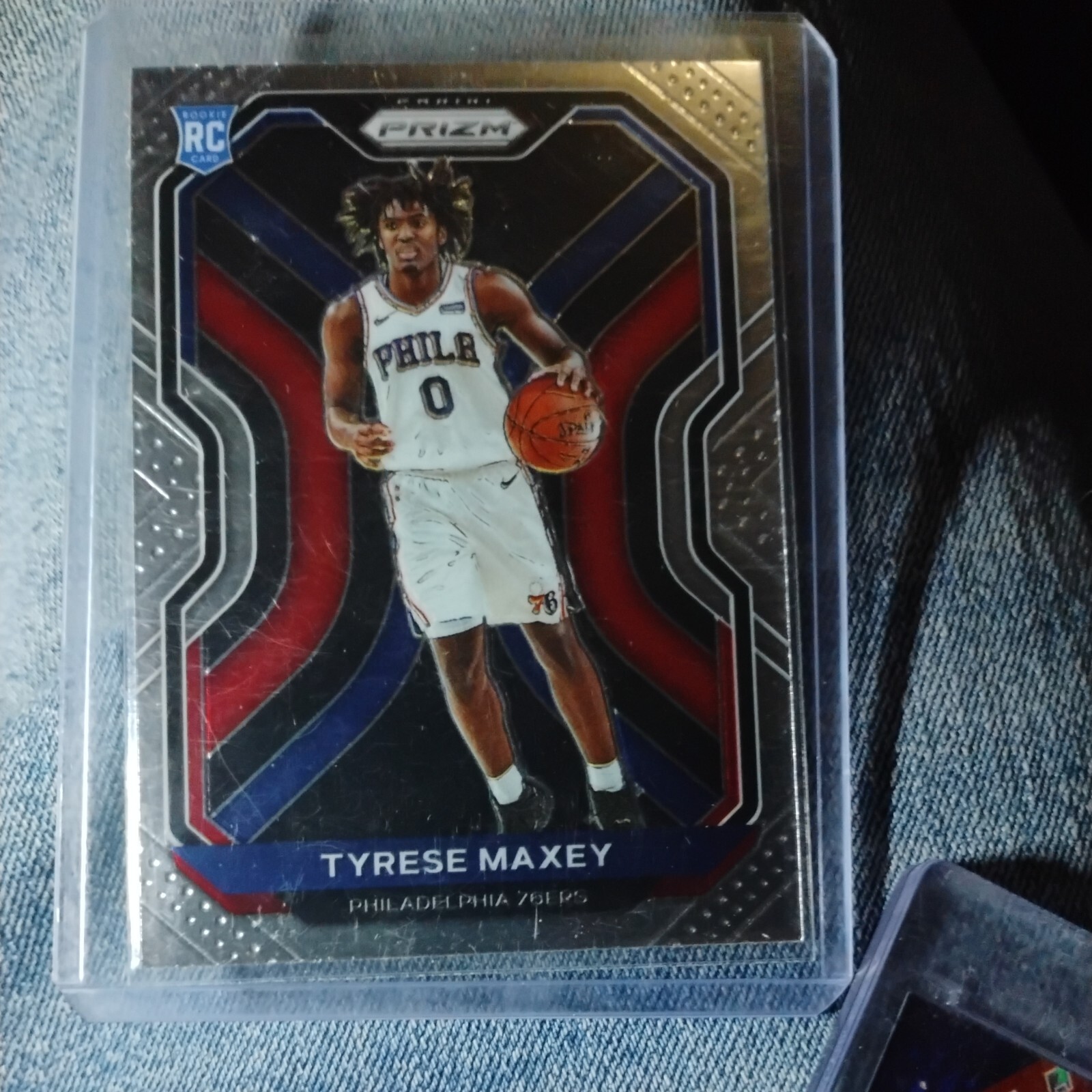 2020-21 Panini Prizm - Silver Prizm #256 Tyrese Maxey (RC)