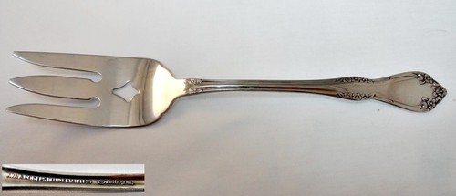 mansfield wm a rogers deluxe stainless steel 3 tine serving fork