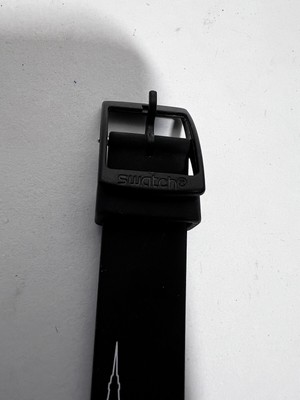 Swatch EUC Unisex Lines in the Sky NYC GZ209 Watch 34 mm Needs Battery 34mm Black NYC Swatch AG 2009  main image 4