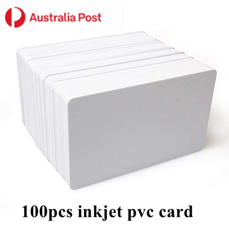 100pcs inkjet printable pvc card for epson canon brother printer inkjet card  615311030815 | eBay