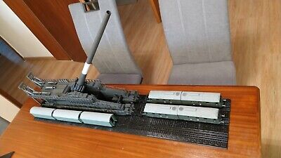 3d printed 1/72 Schwerer Gustav (Heavy Gustav) cannon