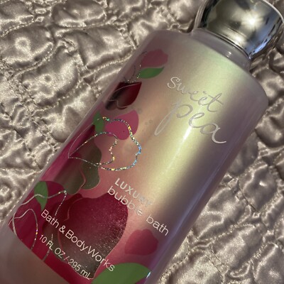 Sweet Pea Luxury Bubble Bath-bath & Body Works 10fl Oz Open Not Used