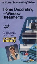 sewing with nancy zieman  HOME DECORATING WINDOW TREATMENTS VHS VIDEOTAPE