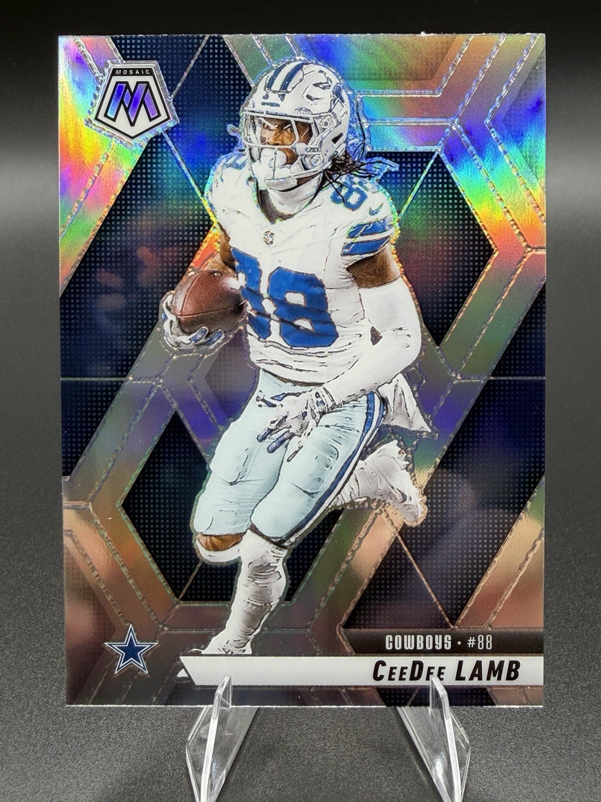 2025 Panini Mosaic - CeeDee Lamb #209 Silver Prizm
