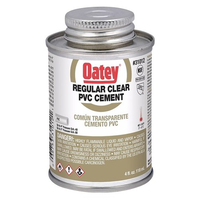 #ad Oatey 31012 Solvent Cement 4 oz Can Liquid $13.89