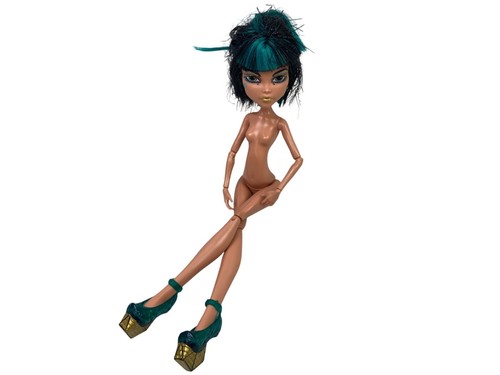 Monster High Cleo De Nile Ghouls Rule Nude w/ Shoes Articulated Body