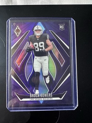 2024 Panini Phoenix - Rookies Brock Bowers #165 Purple (RC)