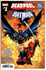 MARVEL DC DEADPOOL BATMAN #1 GREG CAPULLO A MAIN COVER 1st PRINTING COMIC BOOK