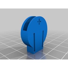 Threadable CR2032 Battery Holder 3d Printed