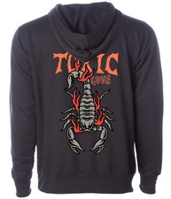 BRAND NEW InkAddict TOXIC LOVE Pullover Hoodie BLACK SMALL-3XLARGE MADE IN USA