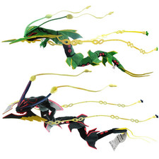 Pokemon Mega Rayquaza Shiny Plush Toy Legendary Dragon Stuffed Animal Doll