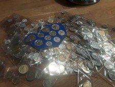 1 kg di monete solo italiane tutte ďa divisionale FDC