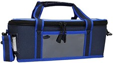 Art supplies bag Pocket blue Elementary school unisex watercolor case Approx. Wi