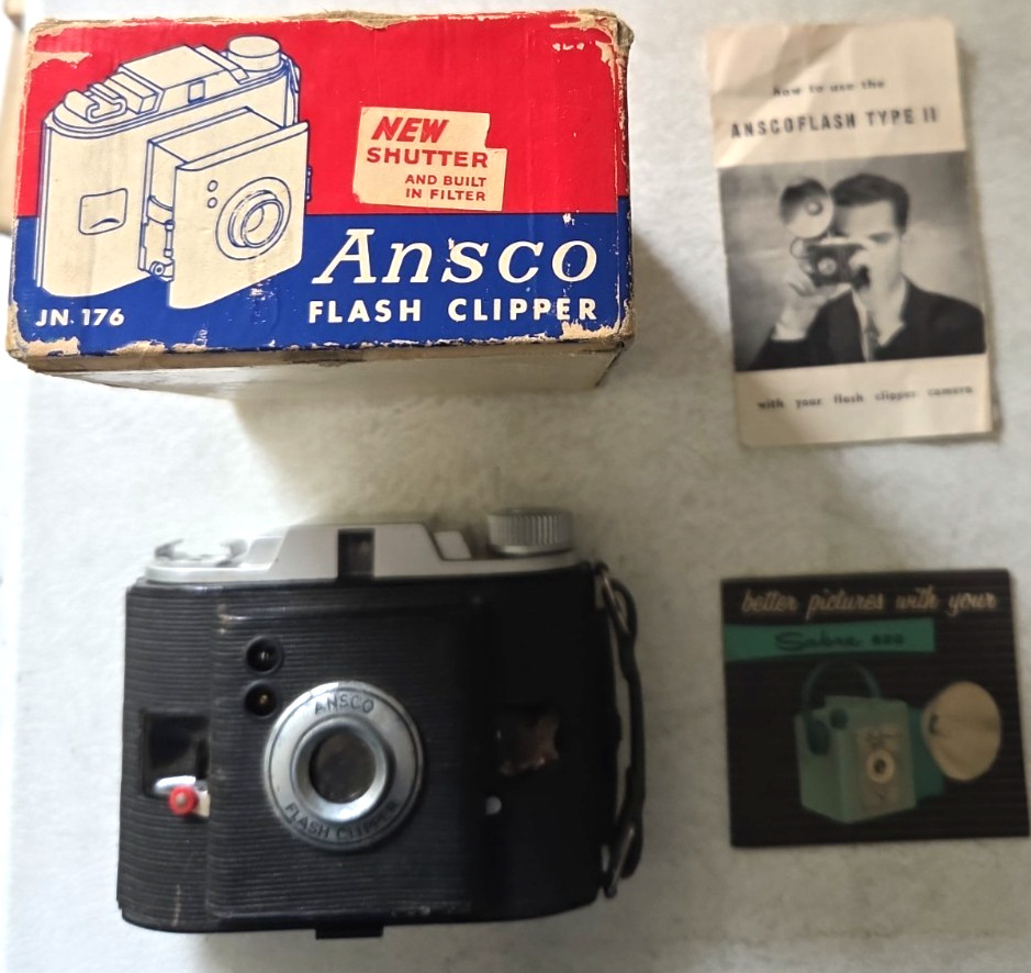 Ansco Clipper vintage camera equipment - eBay listing photo 1