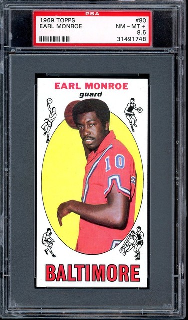 1969-70 Topps #80 Earl Monroe PSA 8.5
