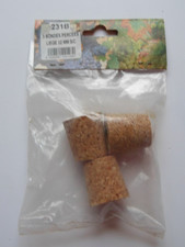 3 Bouchons liége percé vinaigrier