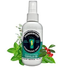 Natural Shoe and Foot deodorizing Spray- Mint Scent - Shoe Odor Eliminator, S...