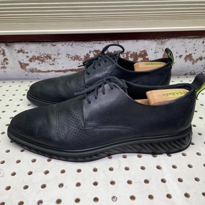 ECCO St.1 Hybrid Shoes Men s Size 47 US 13 Plain Toe Derby Leather Light Casual