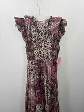 Pre-Owned Ulla Johnson Ivory Size 6 Maxi Short Sleeve Dress