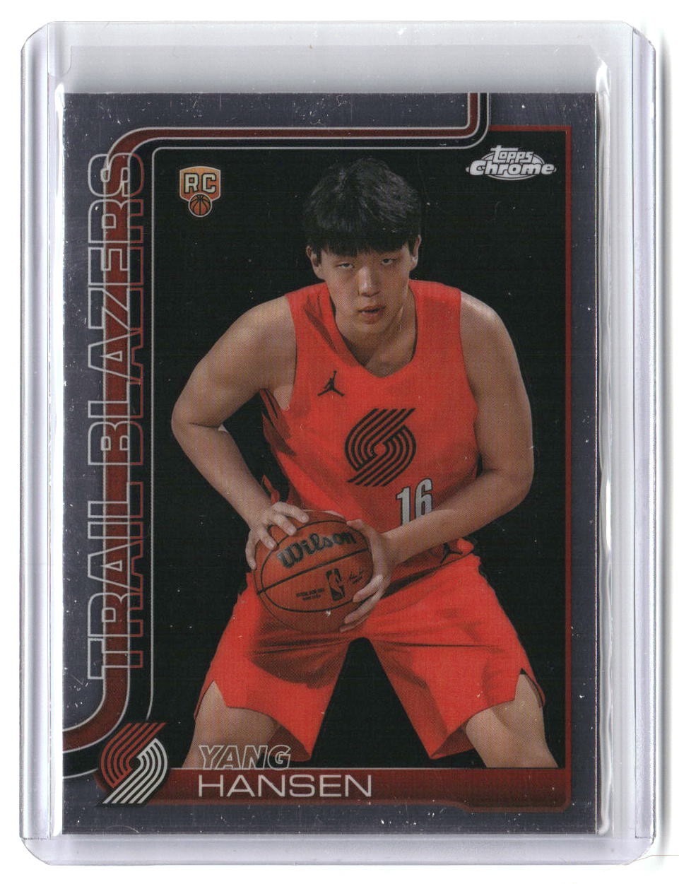 Yang Hansen Rookie 2025-26 Topps Chrome Image Variation