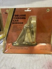 Deluxe Chrome Car Mirror Universal Fits Left Or Right Pn 17000 Deluxe Chrome Car Mirror Universal Fits Left Or Right Pn 17000
