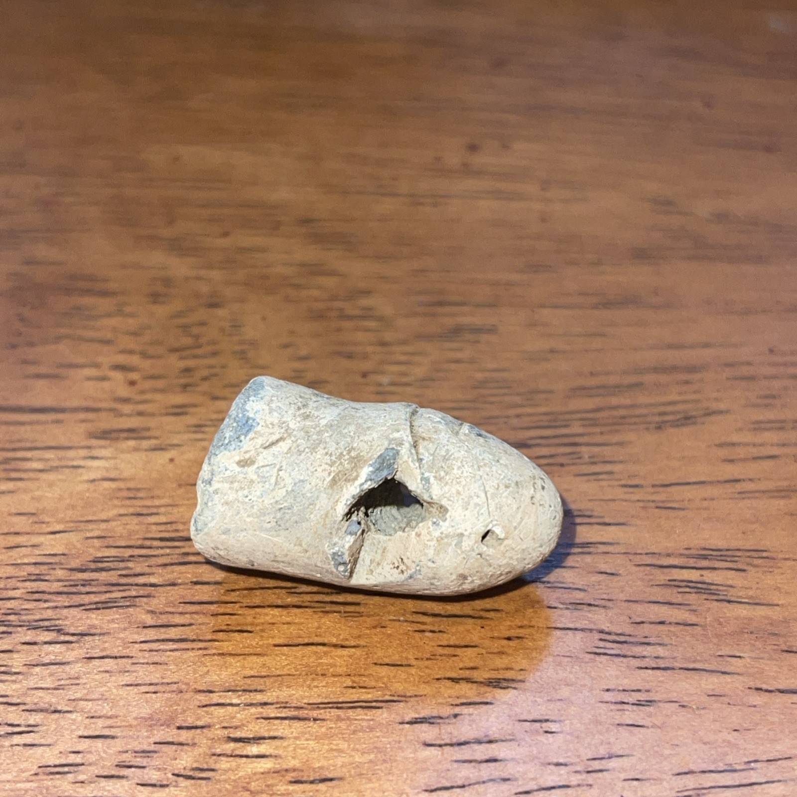 Civil War Soldier Carved Lead Bullet Fishing Line Sinker - Richmond, Virginia