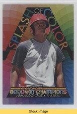 2022 Upper Deck Goodwin Champions Rainbow Color Wheel Armando Cruz READ 6o2