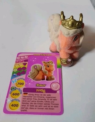 Filly - Pferde mit Krone - Figur m. Karte - Amor - Zustand sehr gut - 4,5 cm