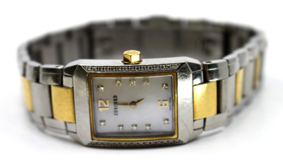 Concord Carlton Diamond 18K Gold Stainless Steel Women's Quartz  16.25.1422