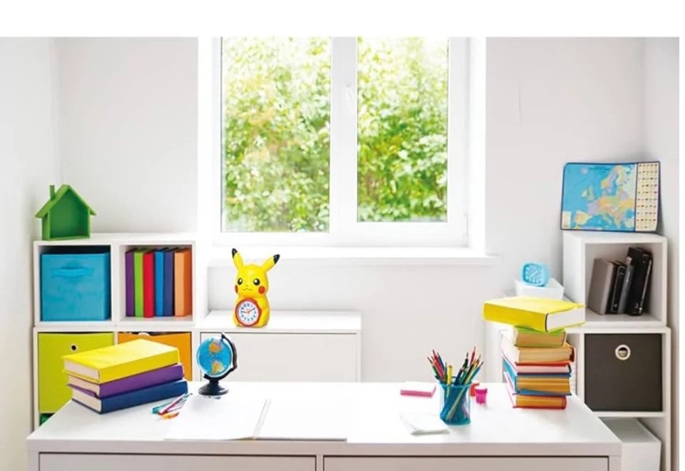 Seiko Alarm Clock Table Clock Pokemon Pikachu Talking Alarm 232x159x121mm - Image 3 of 3