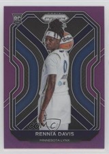 2021 Panini Prizm WNBA Purple Prizm 24/99 Rennia Davis #97 0jr1