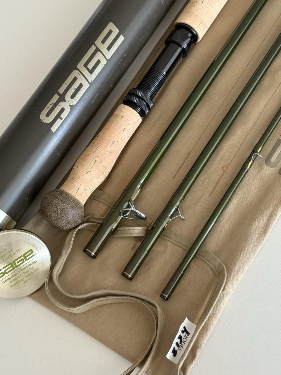 BEAUTIFUL** 🔥 SAGE Z-Axis SPEY 8wt 13'4”in~4pc FlyRod
