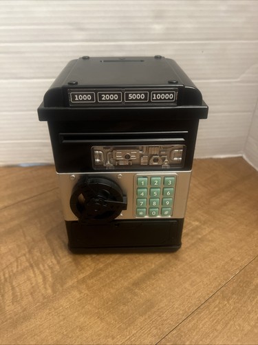 Electronic Piggy Bank ATM Password Money Box ATM Bank Safe Box Cash ...
