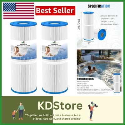 #ad #ad Replacement Spa Filter 2 Pack for Clear Clean Hot Tubs $40.49