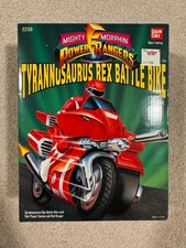 Power Rangers Tyrannosaurus Rex Battle Bike with Red Ranger 1993 MIB 2230