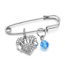 Wedding Gifts Bride Jewelry Something Blue, Mother of the Bride Pin, Bridesma...