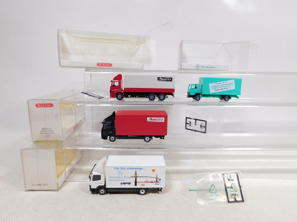 Wiking 1:87 H0 4X MB 435 562 Wandsbek Auto Usate Garanzia SG/Mint #EG947-0,5 - Immagine 2 di 4