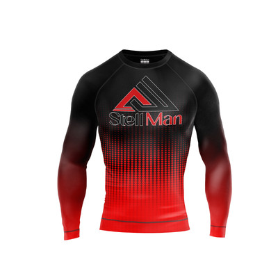 Fitness Rash Guard BJJ MMA Long Sleeve Training  Fight Gear Compression Shirt