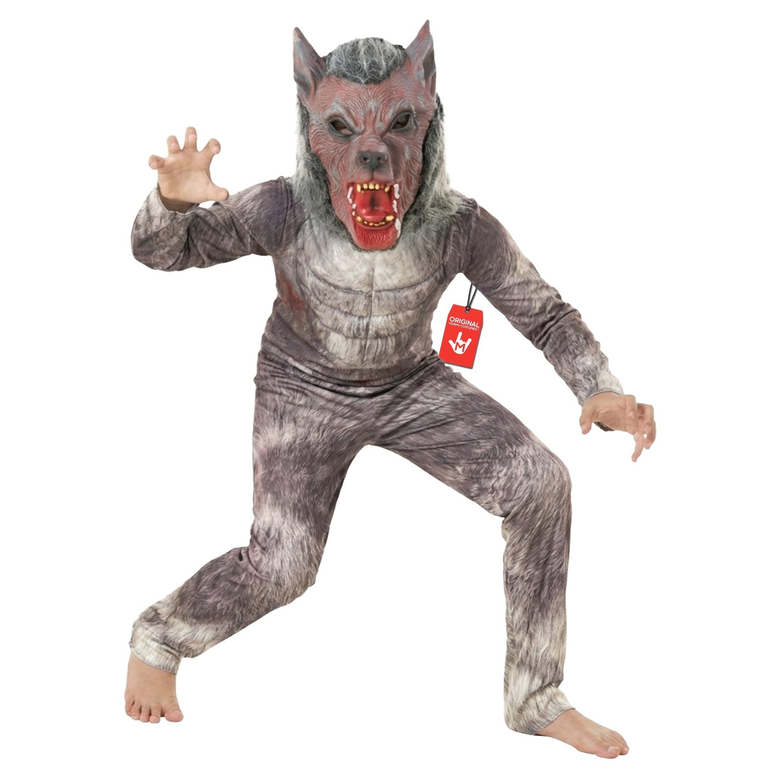 Costume Halloween Garou pour Enfant Idéal pour la Chasse aux Bonbons