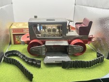 TN Nomura Japan Tin Tractor Model 1200 Metal 10  Battery Powered VTG 60s