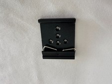 Black DIN Rail Mount Brackets | Metal DIN Mount Clip | Pack of 10