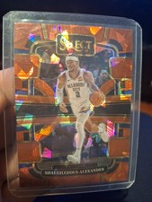 Shai Gilgeous-Alexander 2023-24 Panini Select Basketball Red Cracked Ice #57