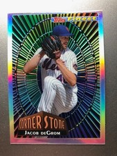 2022 Topps Finest - 1994 Topps Finest Cornerstones Jacob deGrom #94FC-JD, NY Met