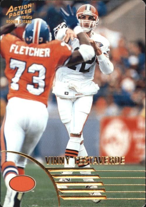 1995 Action Packed Rookies/Stars #72 Vinny Testaverde - FB