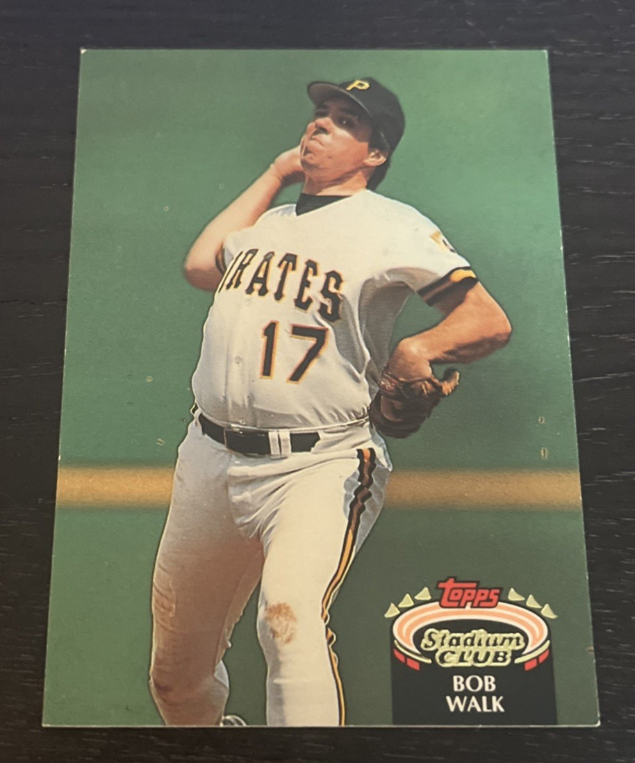 1992 Topps Stadium Club - Bob Walk - Pittsburgh Pirates - #746