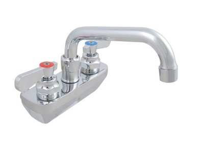 BK Resources BKF-4SM-8-G OptiFlow Solid Body Faucet With 8'' Swing Spout