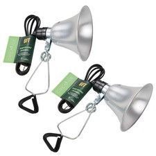 Clamp Lamp Light with Detachable 5.5 Inch Aluminum Reflector, 60 Watt E26 Soc...